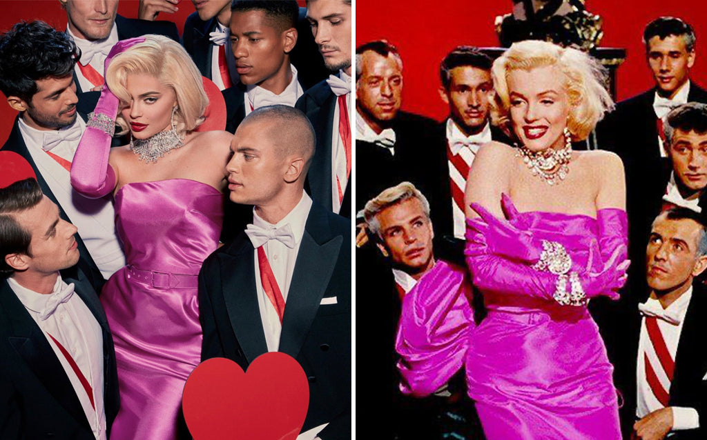 Kylie Jenner as Marilyn Monroe