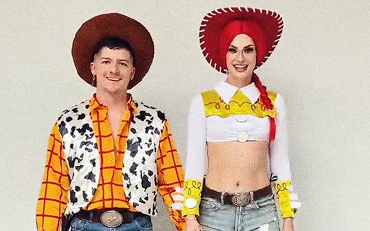 Hannah Stocking and Ondreaz in Toy Story