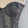 Grey Lace Corset Dress