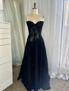 Black Lace Corset Dress