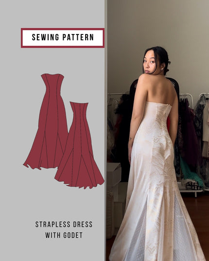 Sweetheart Dress With Godet