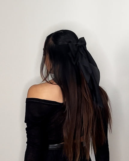 Long Ribbon Hair Bow