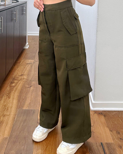 High Waisted Cargo Pants Sewing Pattern