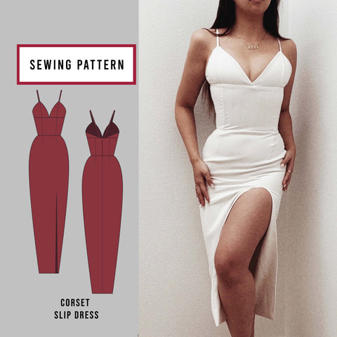 One Shoulder Corset Sewing Pattern