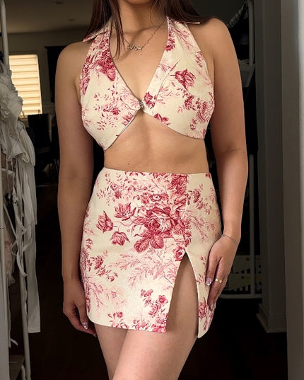 A Line Front Split Skirt Sewing Pattern