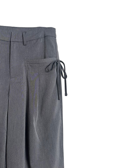 Grey Trousers with Bow