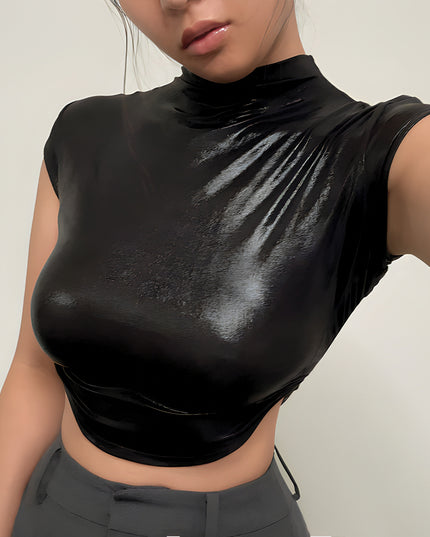 Open Back Mock Neck Sewing Pattern