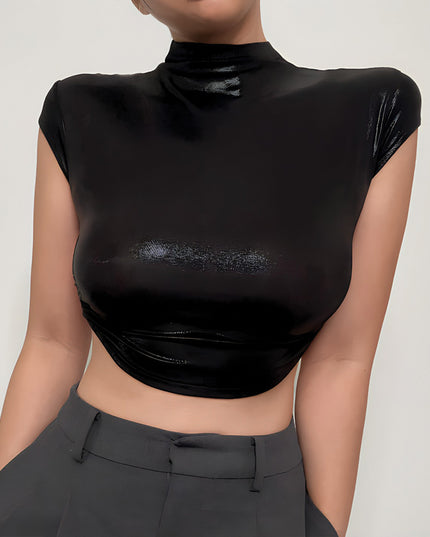 Open Back Mock Neck Sewing Pattern