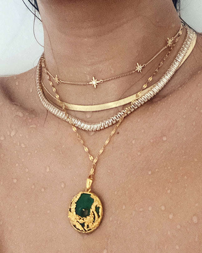 Not So Jaded Pendant Necklace