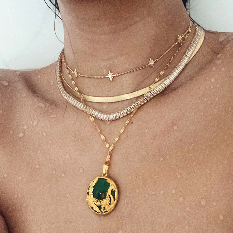 Not So Jaded Pendant Necklace