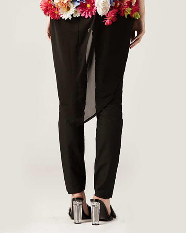 Lace Panel Pants