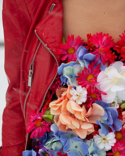 Floral Mesh Top - Lisa N. Hoang