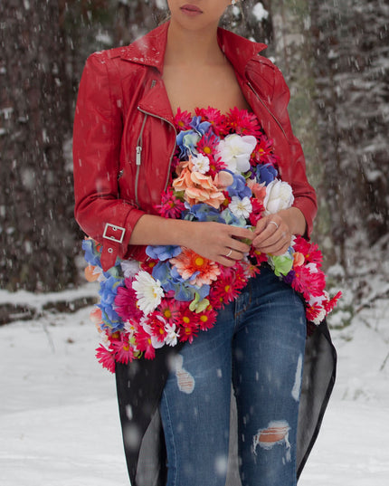 Floral Mesh Top - Lisa N. Hoang