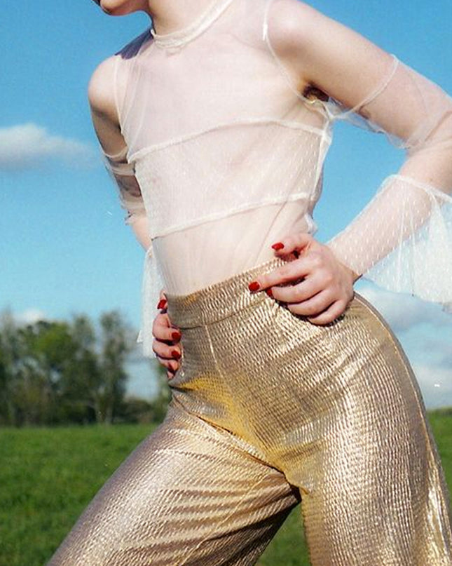 Gold Hot Pants