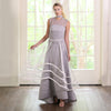 Ruffled Evening Gown