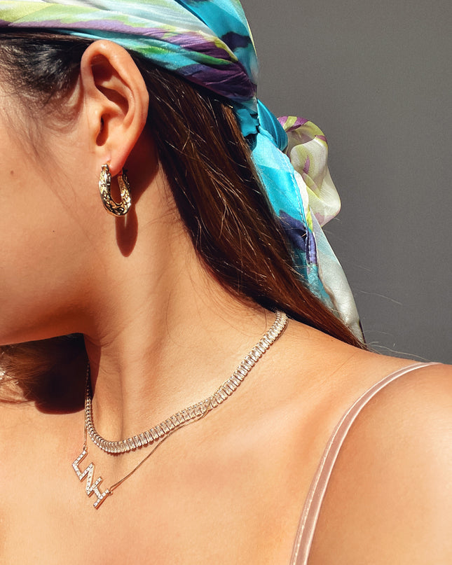 Don’t Get It Twisted Hoop Earrings Silver