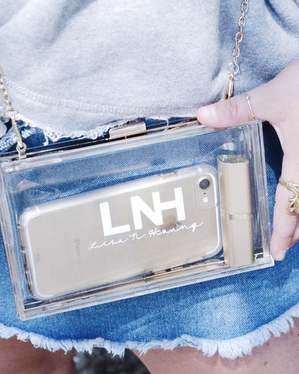 LNH Signature Clear Clutch