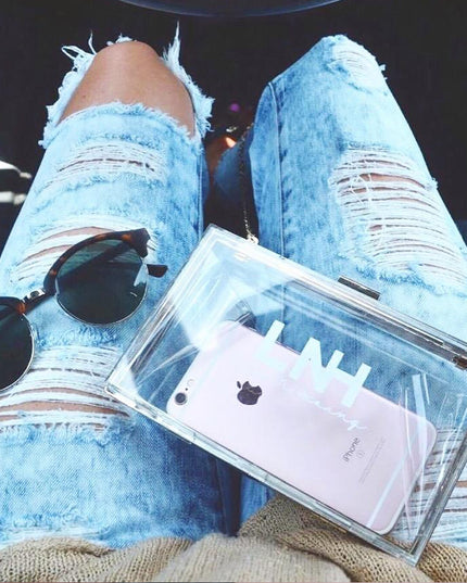 LNH Signature Clear Clutch
