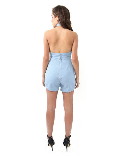 Emma Denim Halter