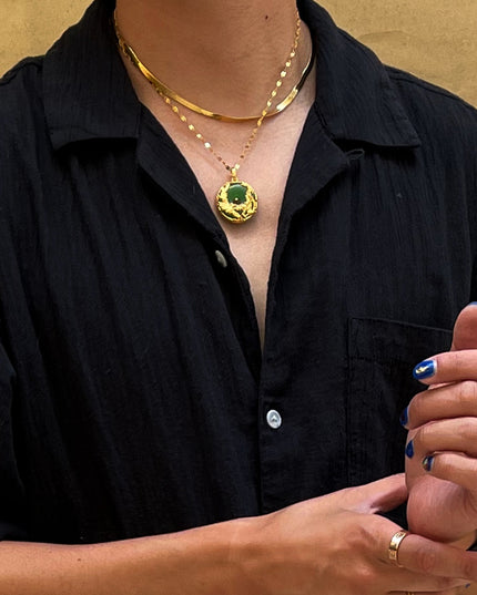 Not So Jaded Pendant Necklace