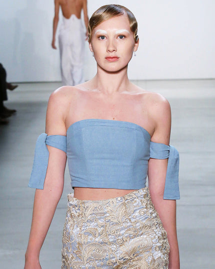 Denim Tied Top