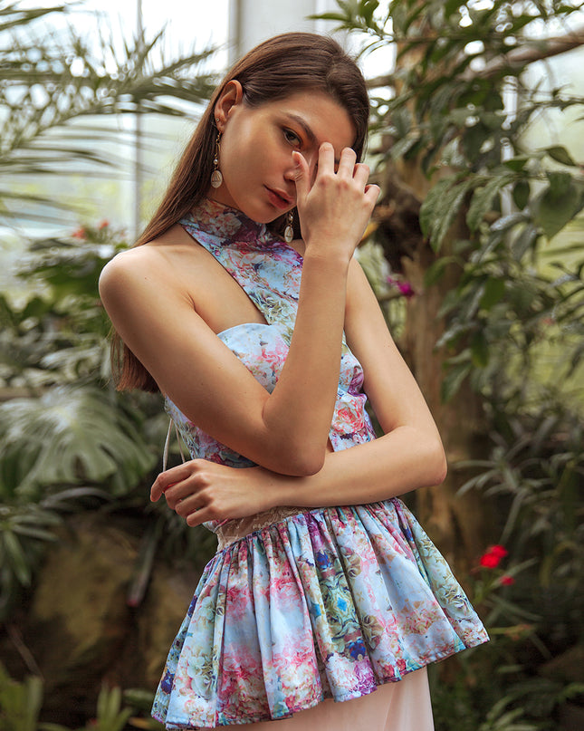 Floral Peplum