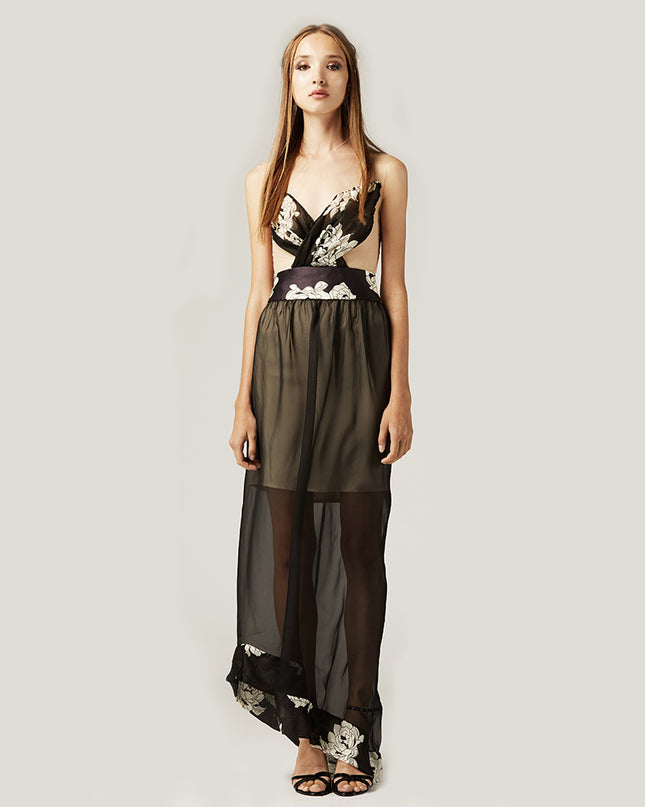 Floral Sheer Dress