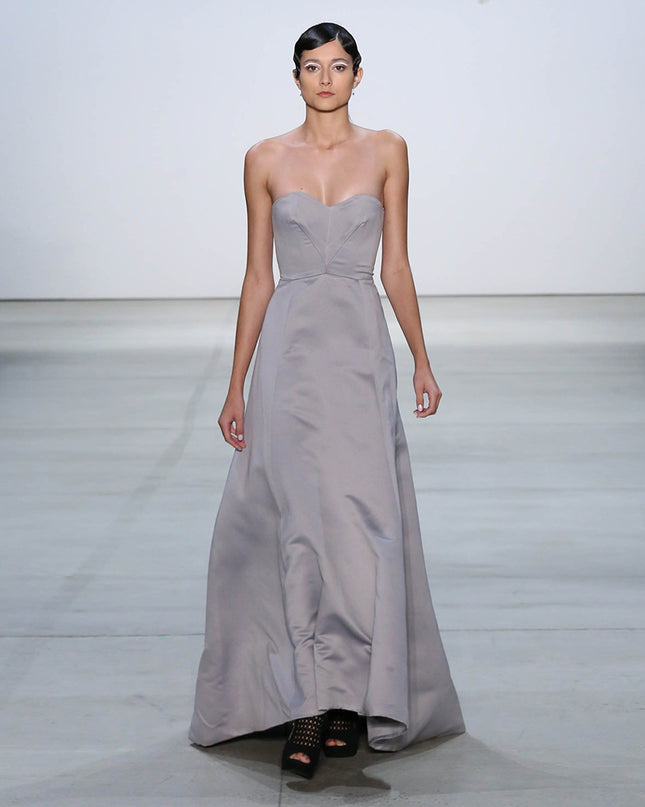 Grey Hi Low Gown