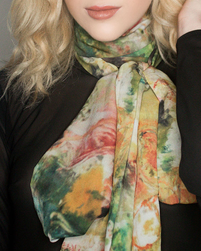 Japan Painted Scarf