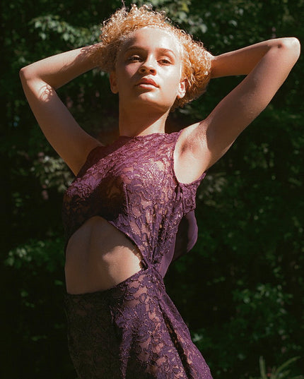 Purple Lace Dress
