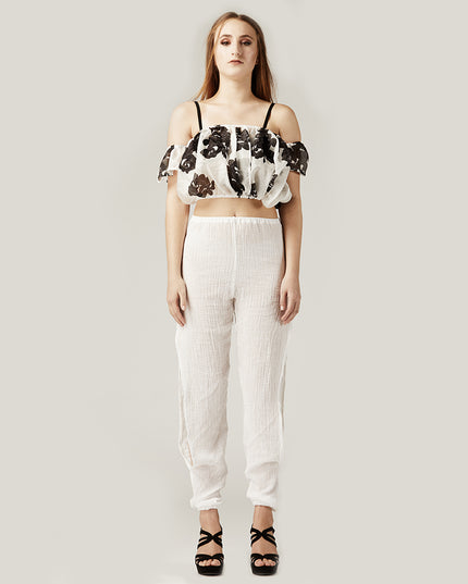 Silk Floral Top