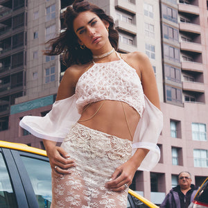 Lace Skirt with Shorts
