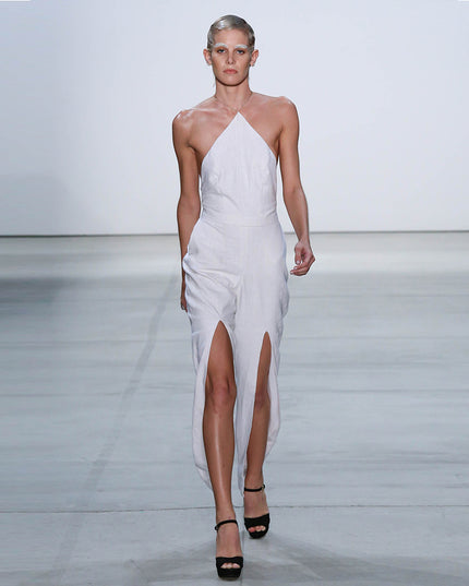 White Linen Jumpsuit