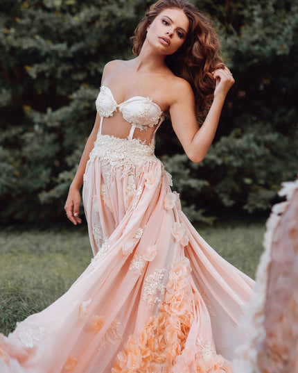 Rose Petal Gown