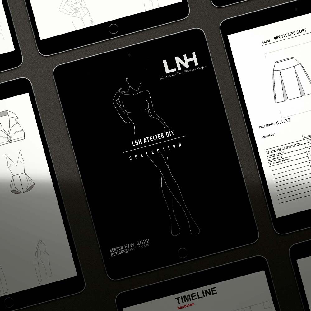 Fashion Design Digital Project Planner