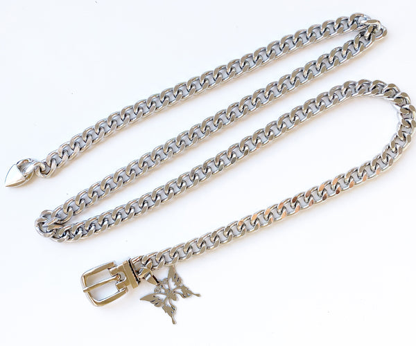 Butterfly Silver Chain Belt – Lisa N. Hoang display picture 1