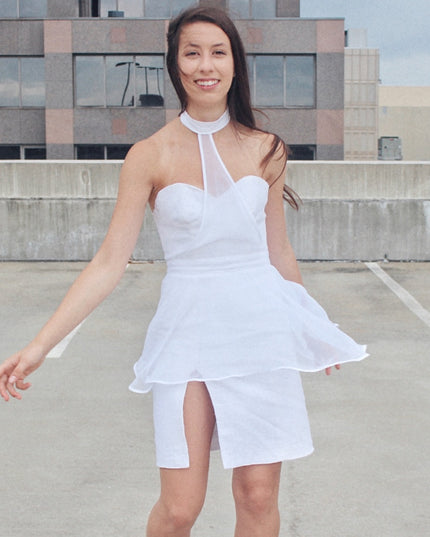 Linen Mini Dress
