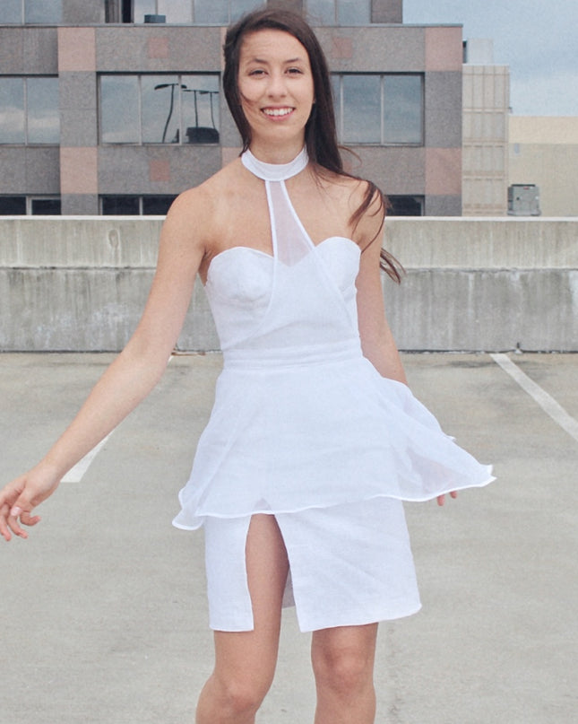 Linen Mini Dress