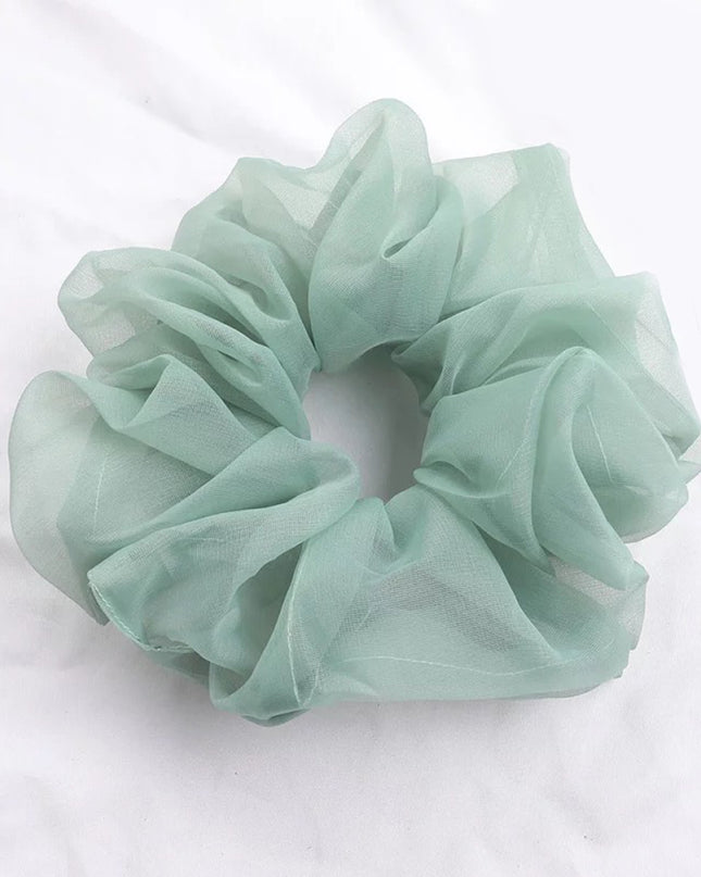 Come Green Sheer Srunchie