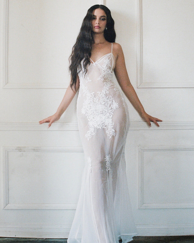 White Slip Dress