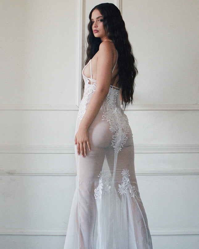 White Slip Dress