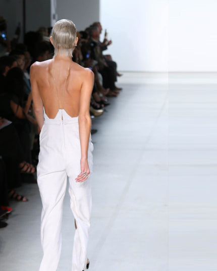 White Linen Jumpsuit