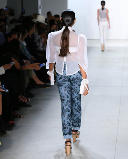 Cut Out Linen Top