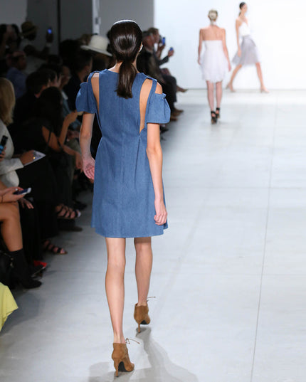 Denim Wrap Dress