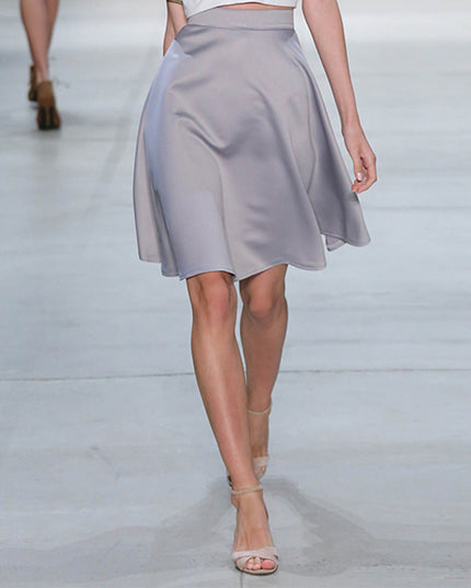 Satin Circle Skirt