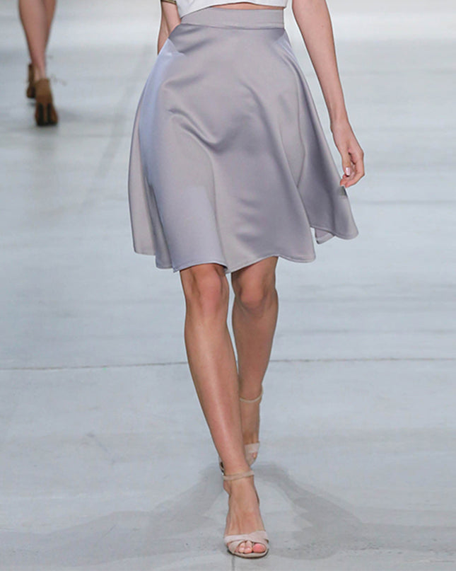 Satin Circle Skirt