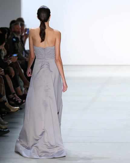 Grey Hi Low Gown