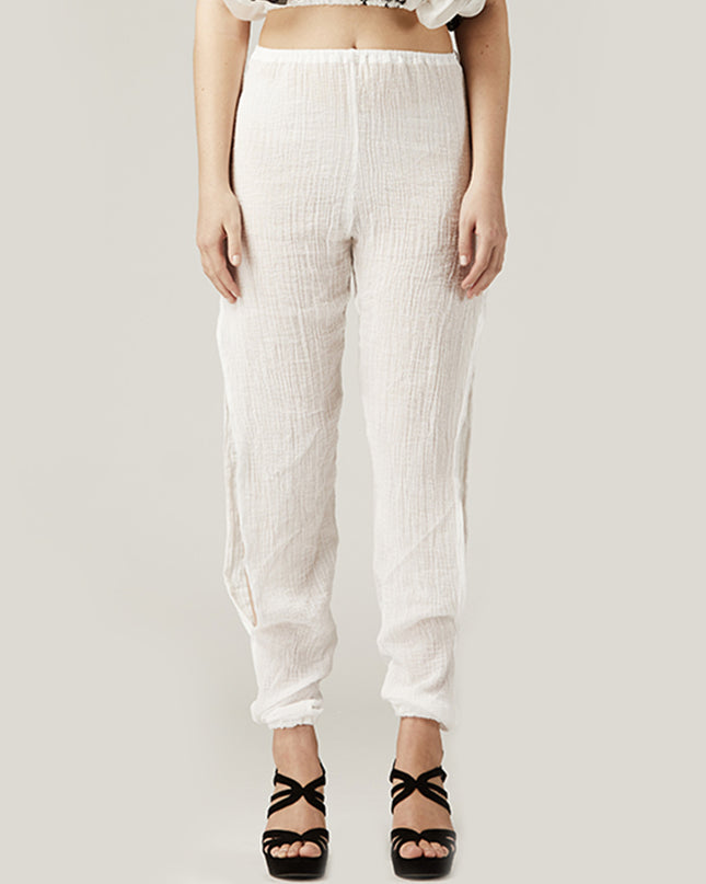 White Joggers