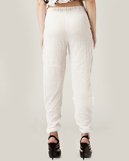 White Joggers