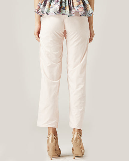 Pink Asymmetrical Pants